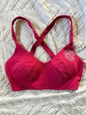 Gymshark Rose Pink Crisscross Back Sports Bra